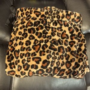 Cheetah print extremely soft pajama pants
